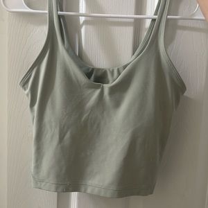 lulu lemon align tank size 6 light green